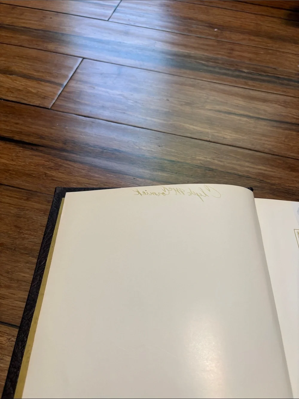 Leaves Of Gold 1948 Leather-bound Anthology Book